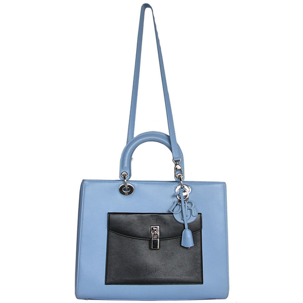 CHRISTIAN DIOR Black Leather Shoulder Bag - Picture 2 of 5